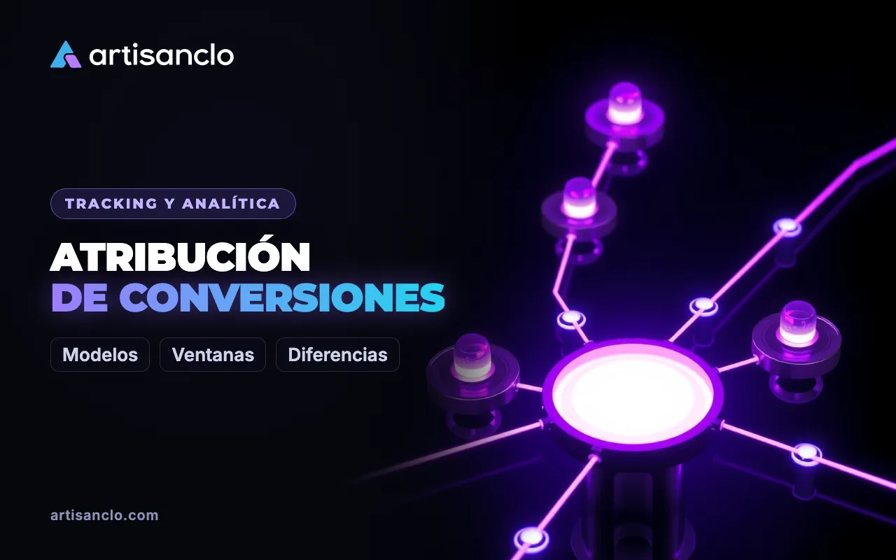 Atribución de conversiones: modelos, ventana de atribución y por qué las cifras no coinciden