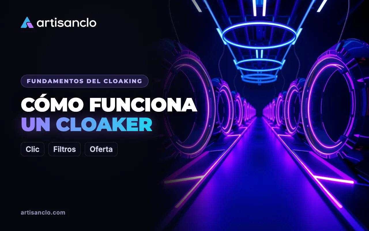 Cómo funciona un cloaker: el recorrido de un clic desde el anuncio hasta la oferta