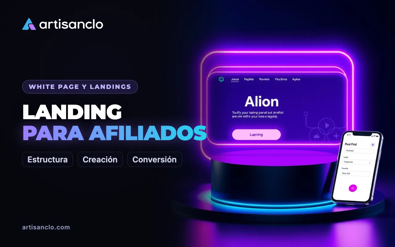 Landing page para afiliados: cómo hacer una página de oferta que convierta