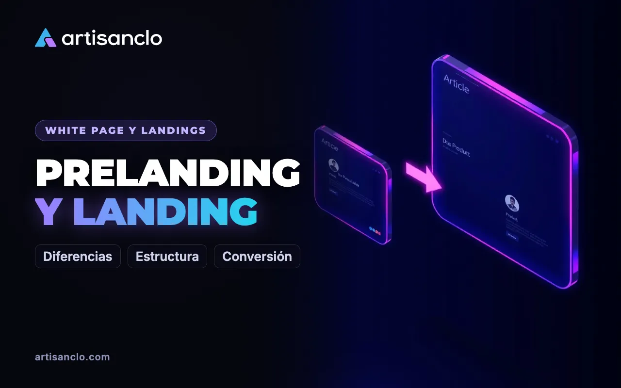 Prelanding y landing page: qué es un prelander en marketing de afiliados y cómo probarlo