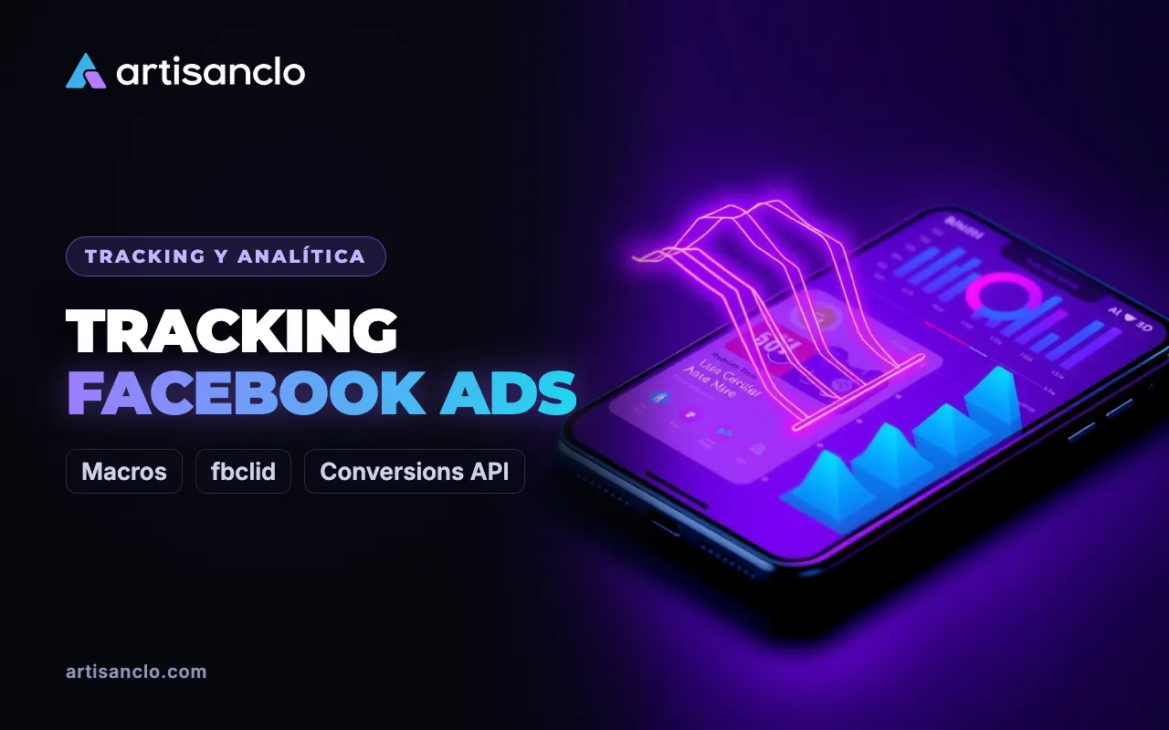Tracking de Facebook Ads: parámetros de URL, fbclid, conversiones y atribución