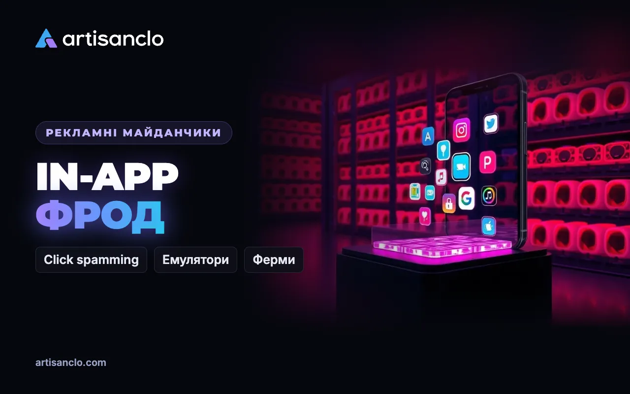 In-app трафік і мобільний фрод: як розпізнати click spamming, click injection і ферми пристроїв